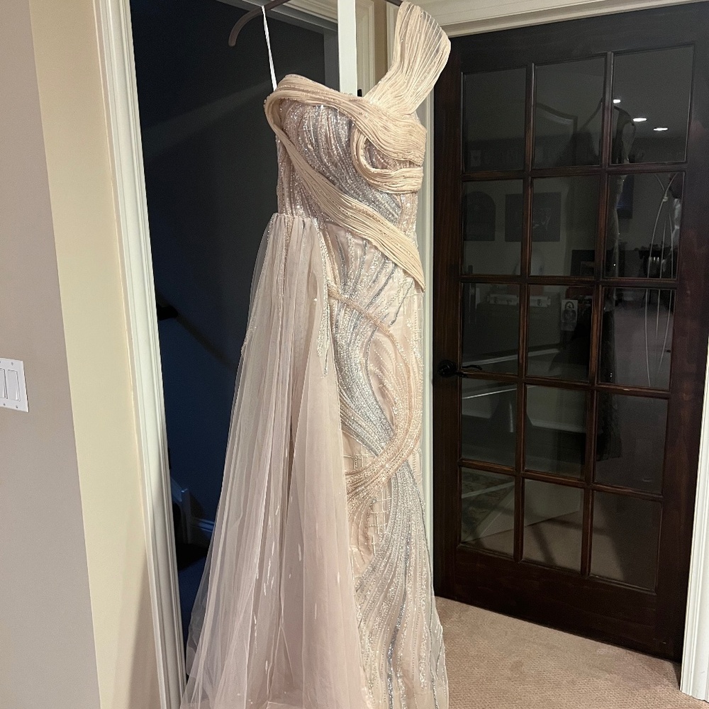 Beaded evening dress